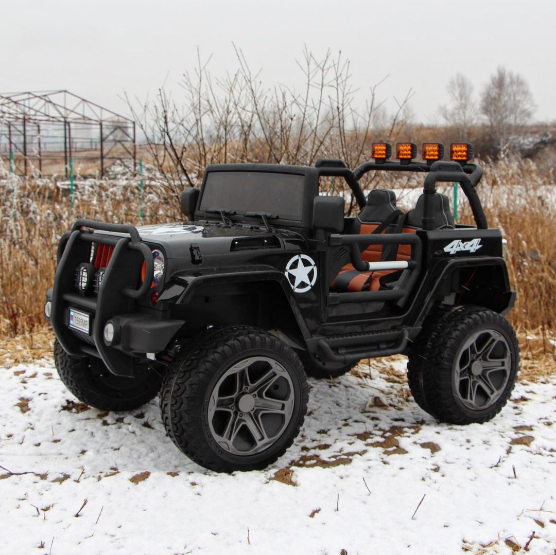 Jeep Wrangler Армия - детский электромобиль